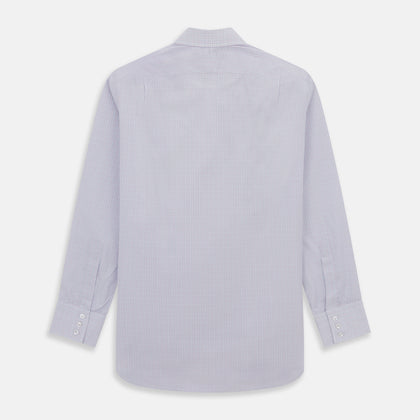 Red and Blue Tattersall Check Mayfair Shirt Image 4