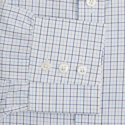 Blue Double Graph Check Mayfair Shirt Image 2