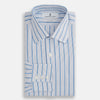Blue Multi Track Stripe Mayfair Shirt