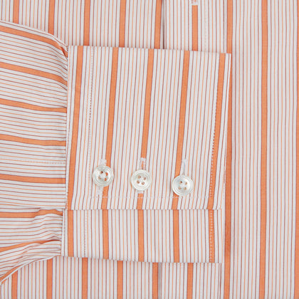 Orange Graph Overlay Check Mayfair Shirt Image 2
