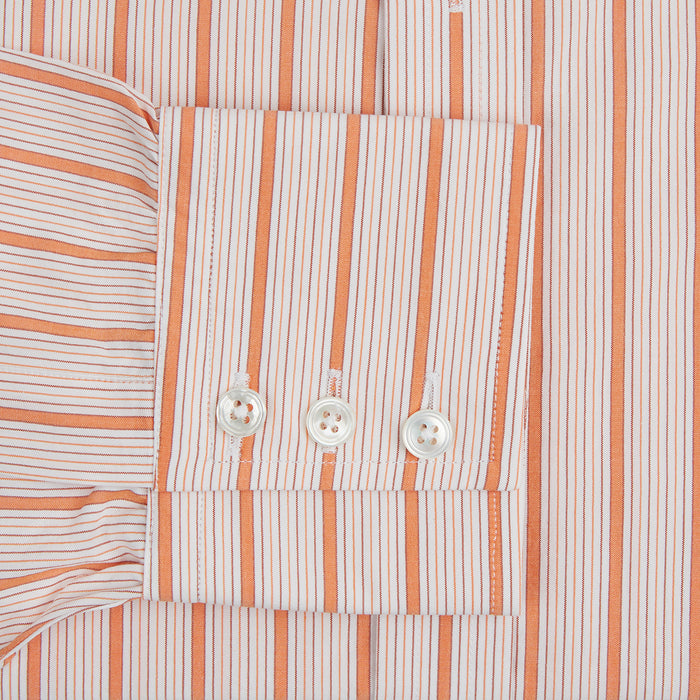 Orange Graph Overlay Check Mayfair Shirt Image 2