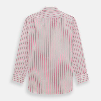 Pink Multi Track Stripe Mayfair Shirt Image 4