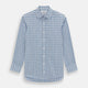 Blue Graph Overlay Check Mayfair Shirt