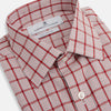 Red Graph Overlay Check Mayfair Shirt