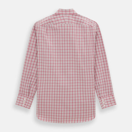 Pink Graph Overlay Check Mayfair Shirt Image 4