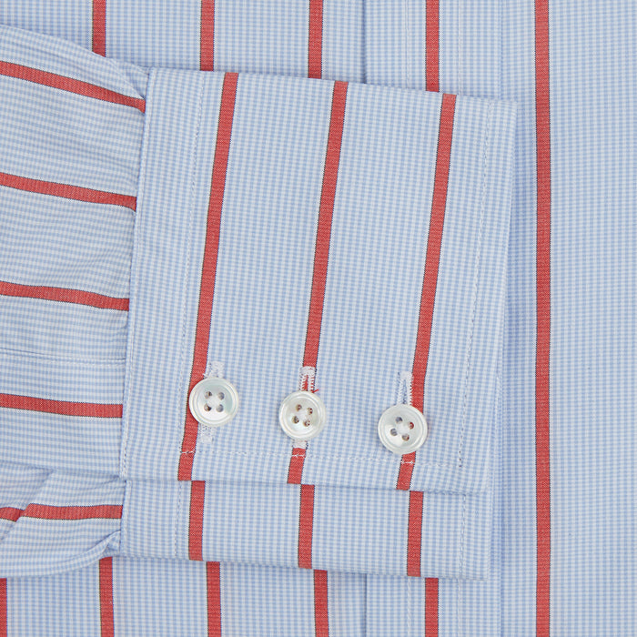 Red Track Stripe Mayfair Shirt Image 2