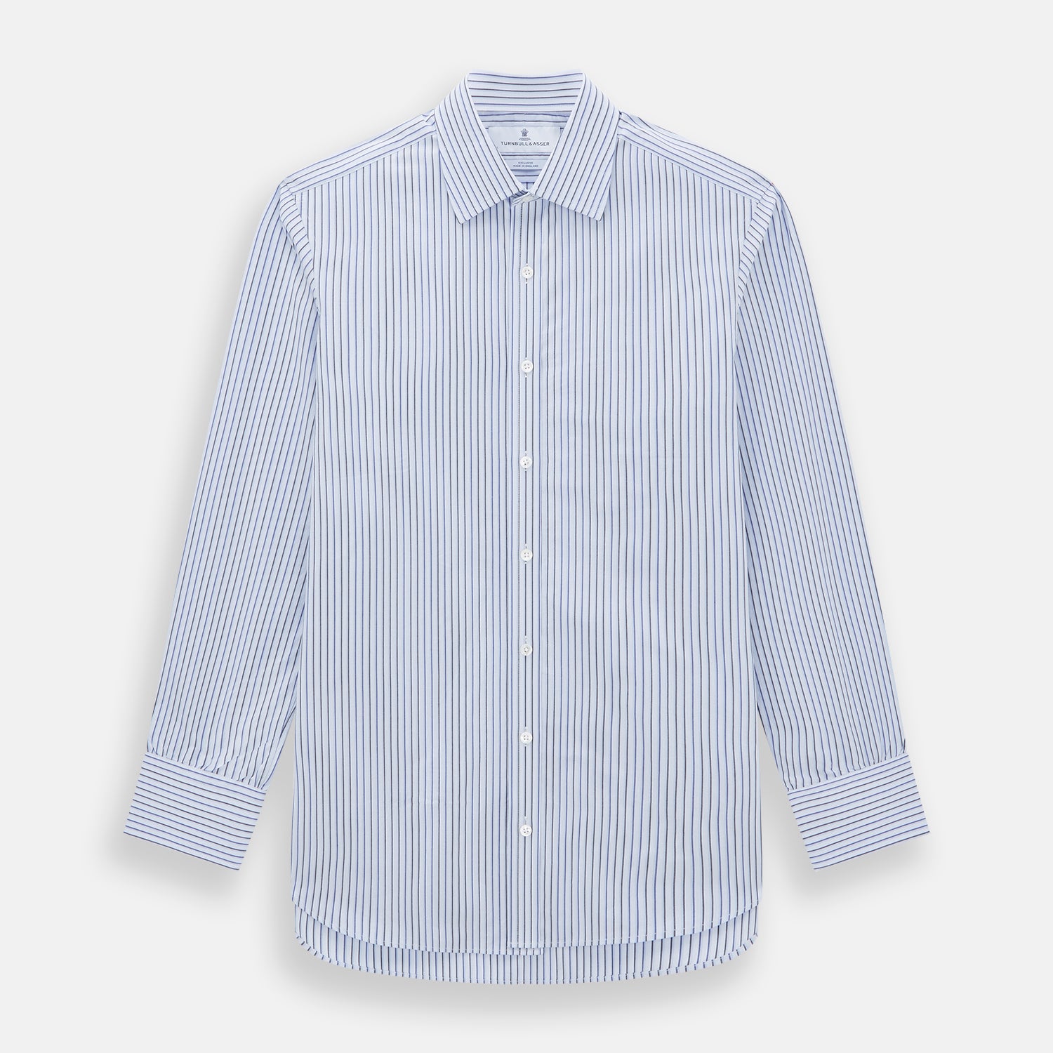 Blue Shadow Pinstripe Mayfair Shirt – Turnbull & Asser