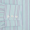 Green and Blue Shadow Pinstripe Mayfair Shirt