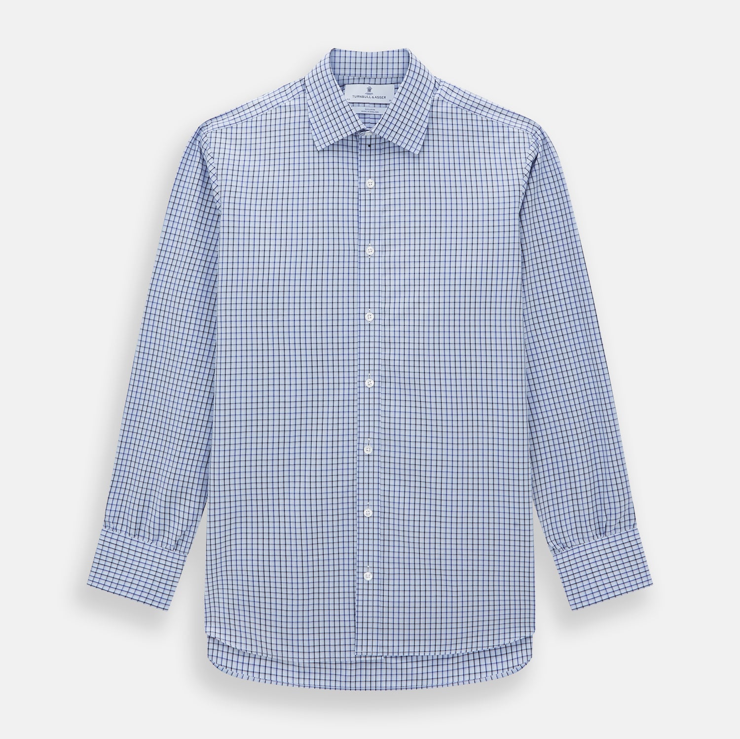 Blue Shadow Check Mayfair Shirt