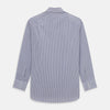 Dark Blue Track Stripe Mayfair Shirt