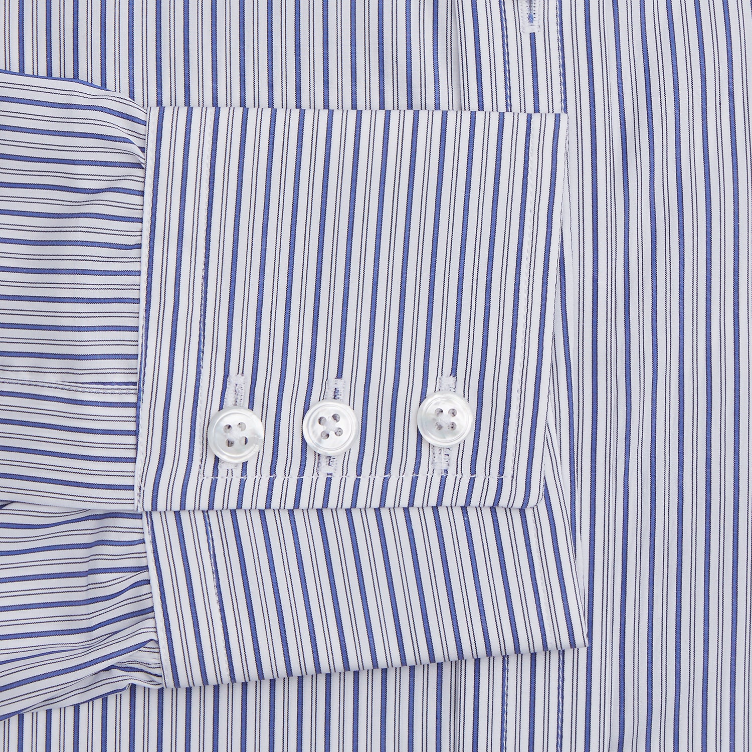 Dark Blue Track Stripe Mayfair Shirt – Turnbull & Asser