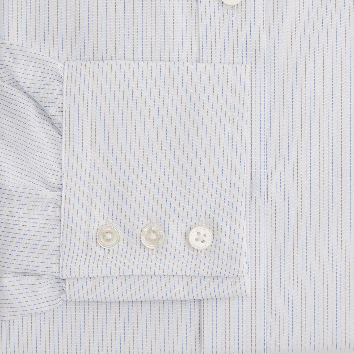 Blue Pencil Stripe Mayfair Shirt