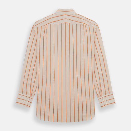 Orange Track Stripe Mayfair Shirt Image 4