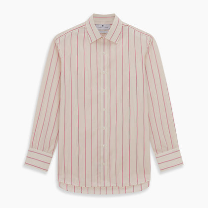 Pink Track Stripe Mayfair Shirt Image 5