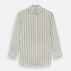 Green Track Stripe Mayfair Shirt