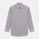 Purple Tattersall Check Mayfair Shirt