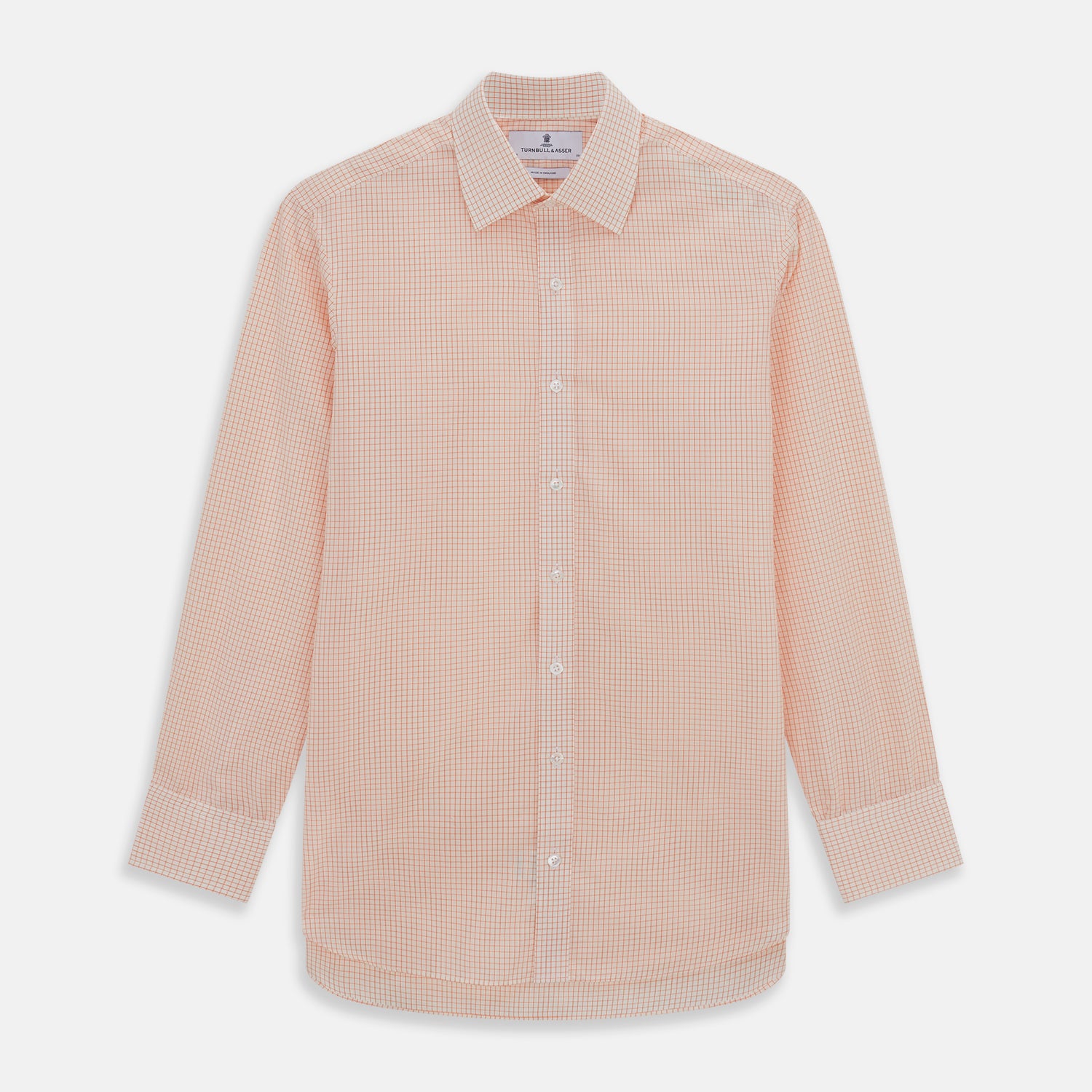 Orange Graph Check Mayfair Shirt