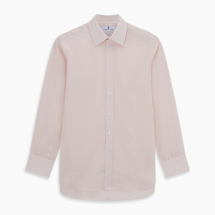 Pink Graph Check Mayfair Shirt Image 5