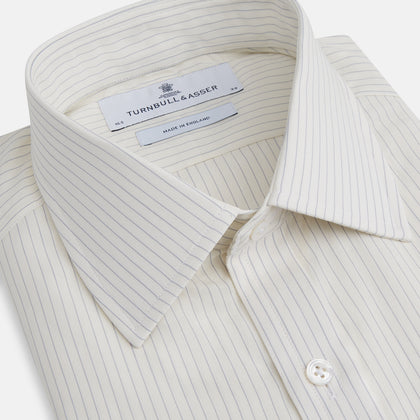 Pale Blue Pinstripe Mayfair Shirt