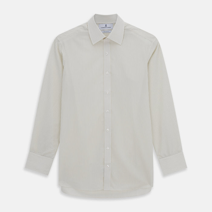 Pale Blue Pinstripe Mayfair Shirt Image 5