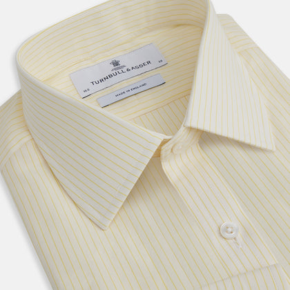 Yellow Pinstripe Mayfair Shirt