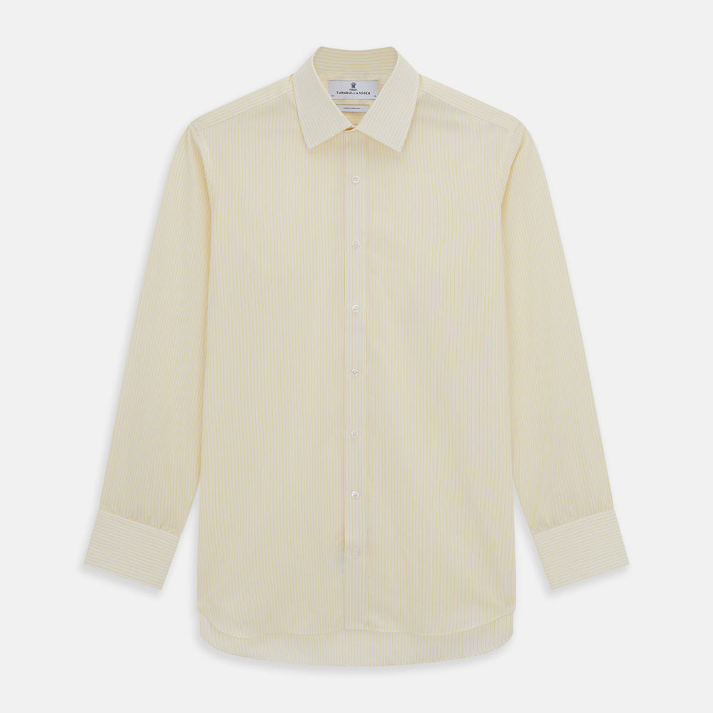 Yellow Pinstripe Mayfair Shirt