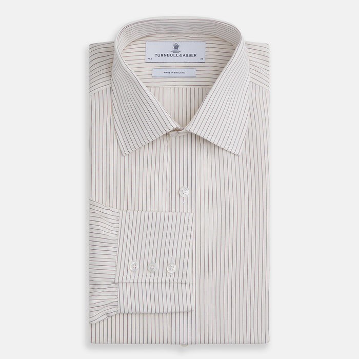 Purple Pinstripe Mayfair Stripe Image 3