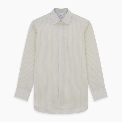 Pale Blue Fine Track Stripe Mayfair Shirt Image 5