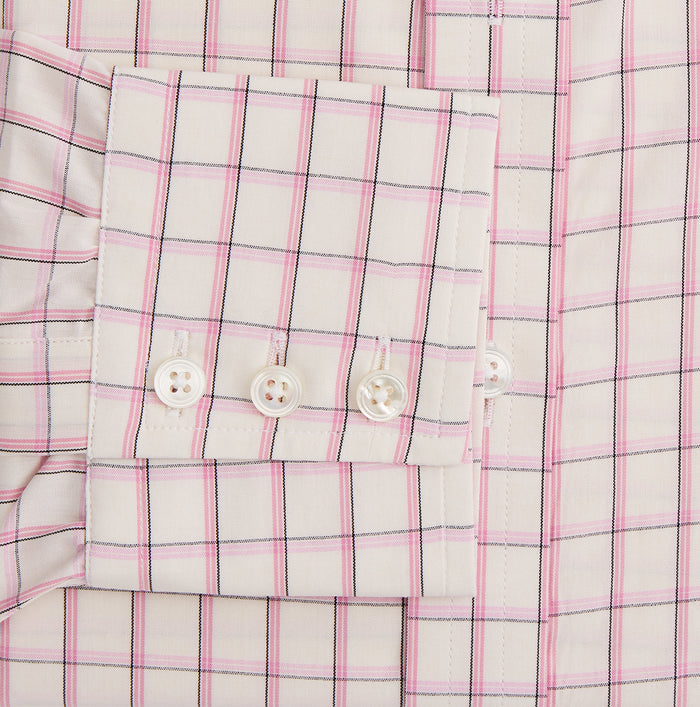 Pink Shadow Check Mayfair Shirt Image 2