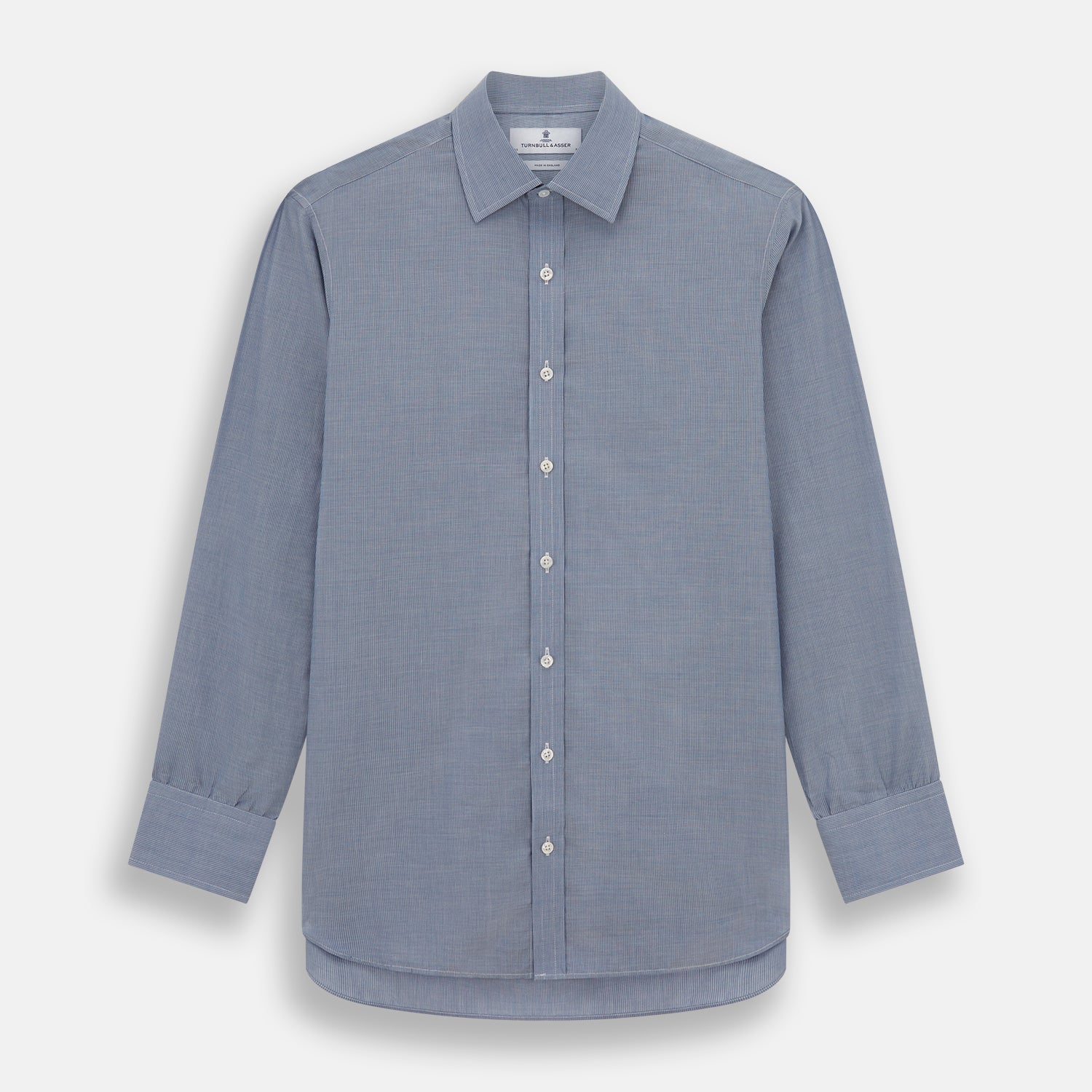 Blue Pencil Stripe Mayfair Shirt