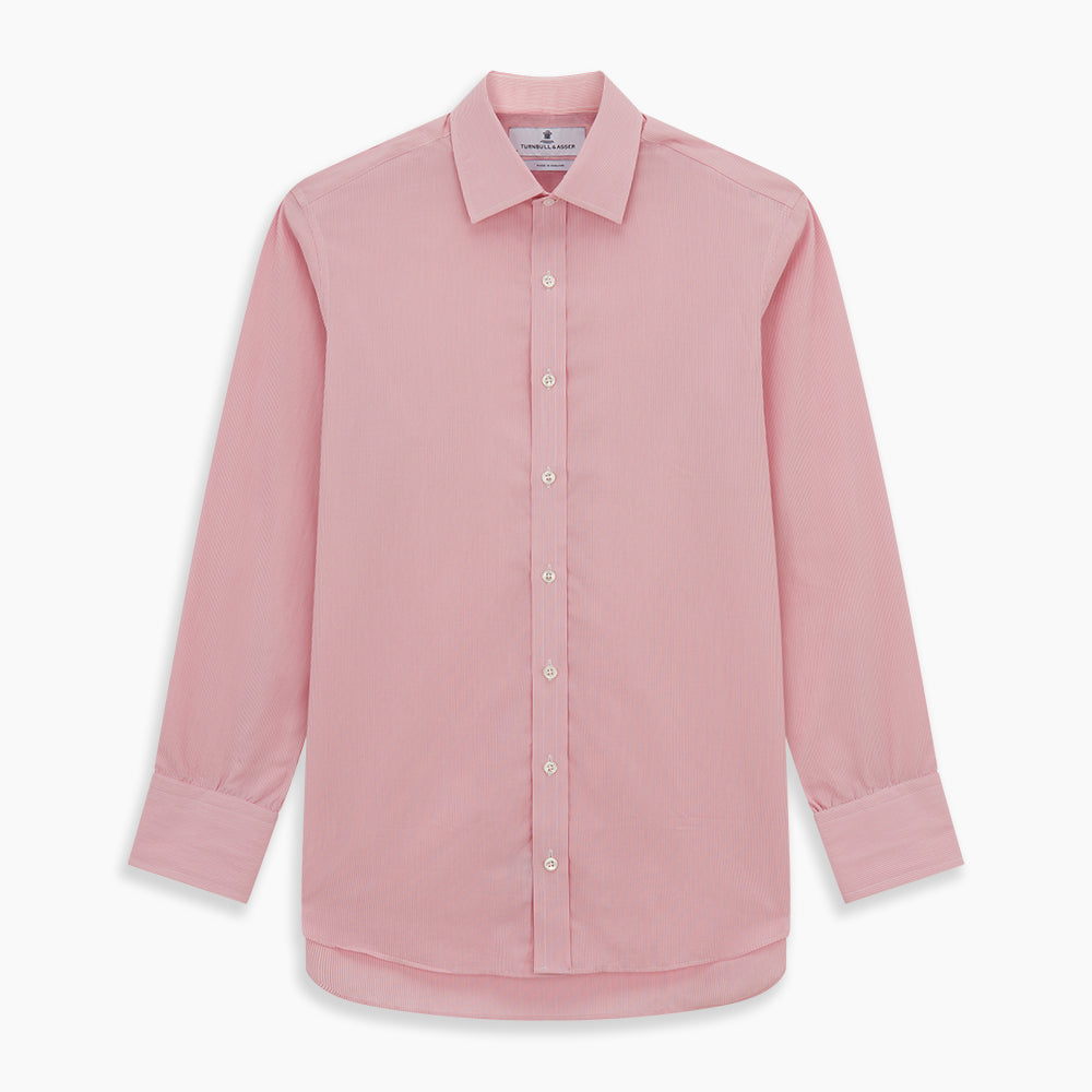 Pink Fine Stripe Mayfair Shirt