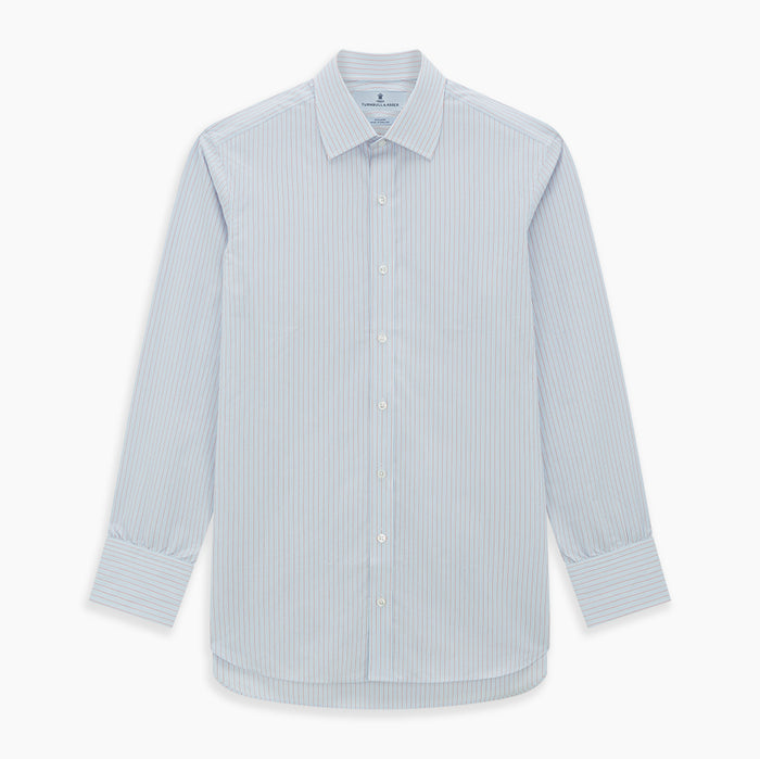 Red Multi Pinstripe Mayfair Shirt Image 6