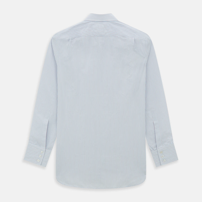 Red Multi Pinstripe Mayfair Shirt Image 5
