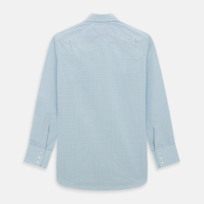 Blue Multi Graph Check Mayfair Shirt Image 5