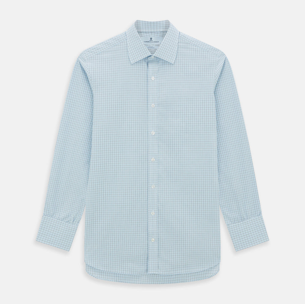 Blue Multi Graph Check Mayfair Shirt