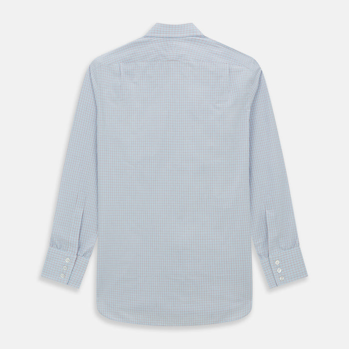 Red Multi Graph Check Mayfair Shirt Image 5