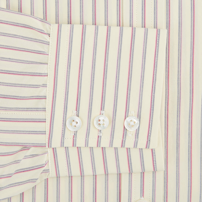 Pink Double Stripe Mayfair Shirt Image 2