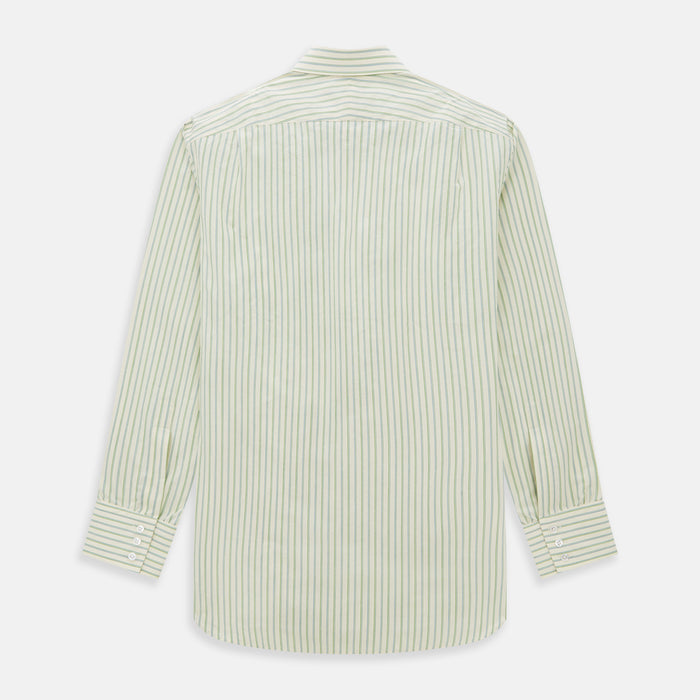 Green Double Stripe Mayfair Shirt Image 4
