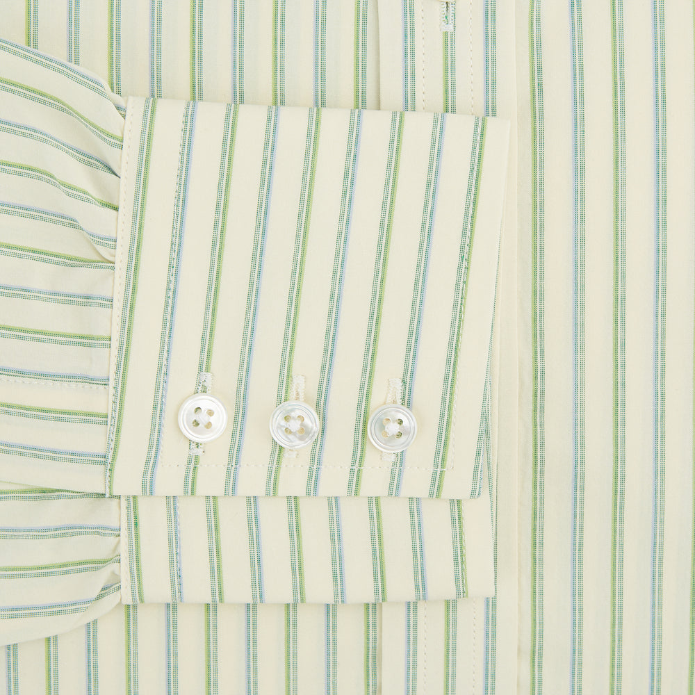 Green Double Stripe Mayfair Shirt