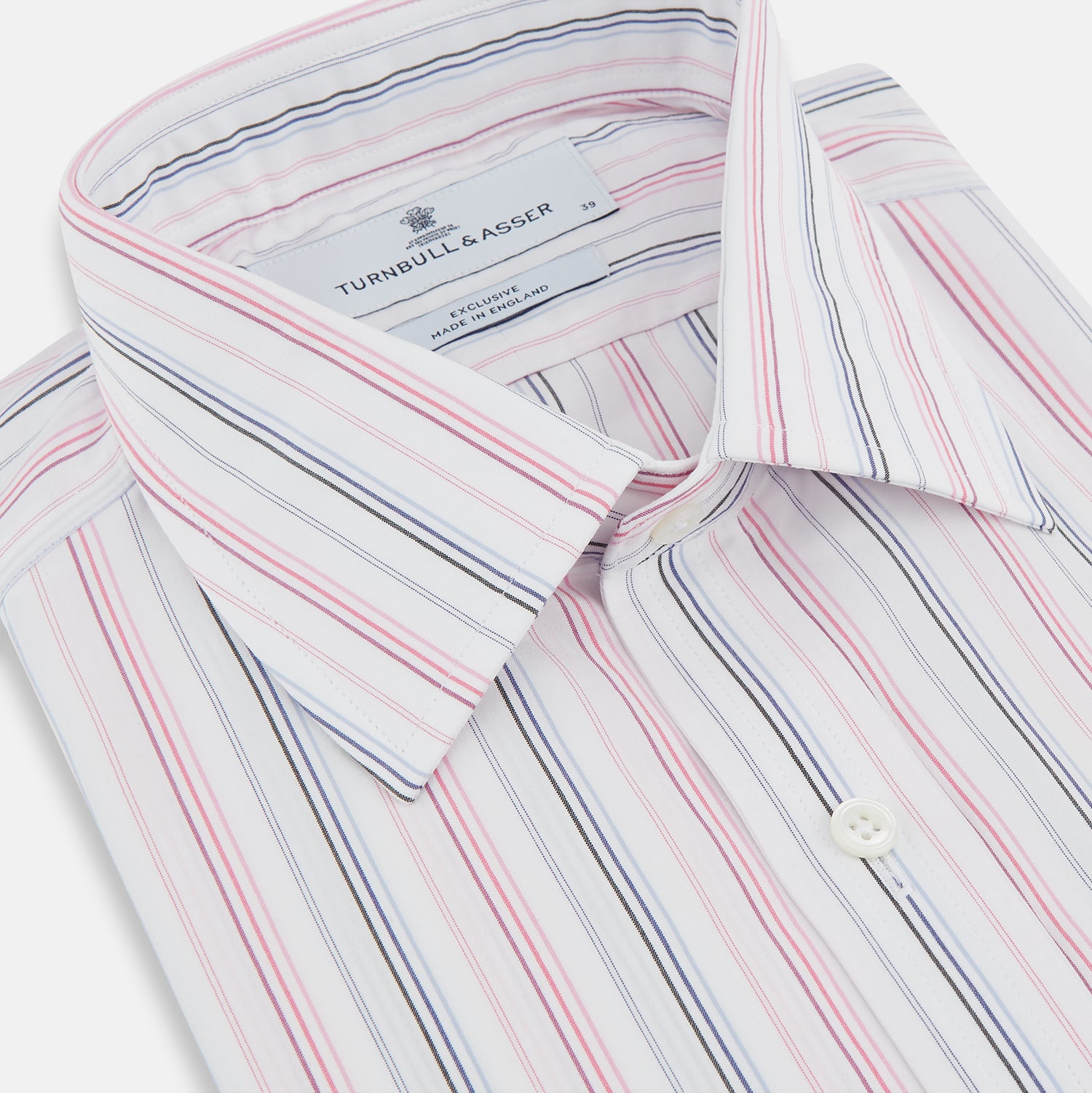 Pink and Blue Multi Stripe Mayfair Shirt