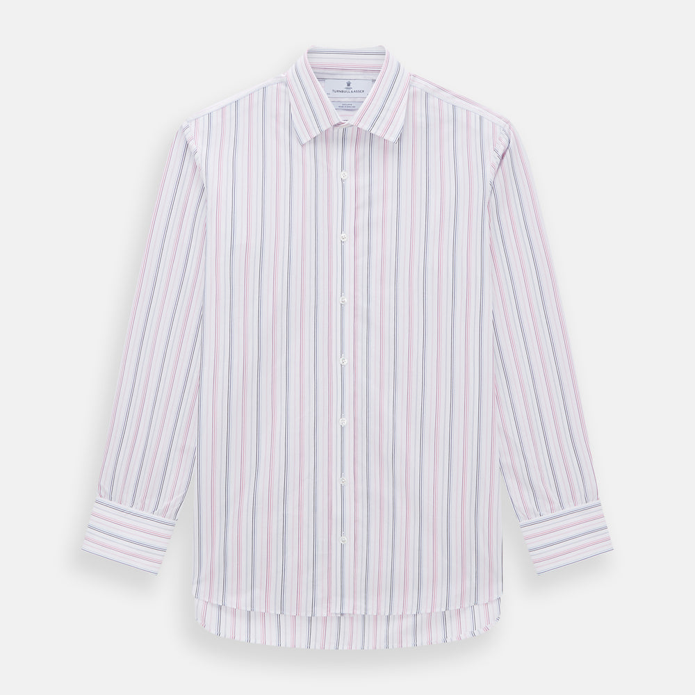 Pink and Blue Multi Stripe Mayfair Shirt