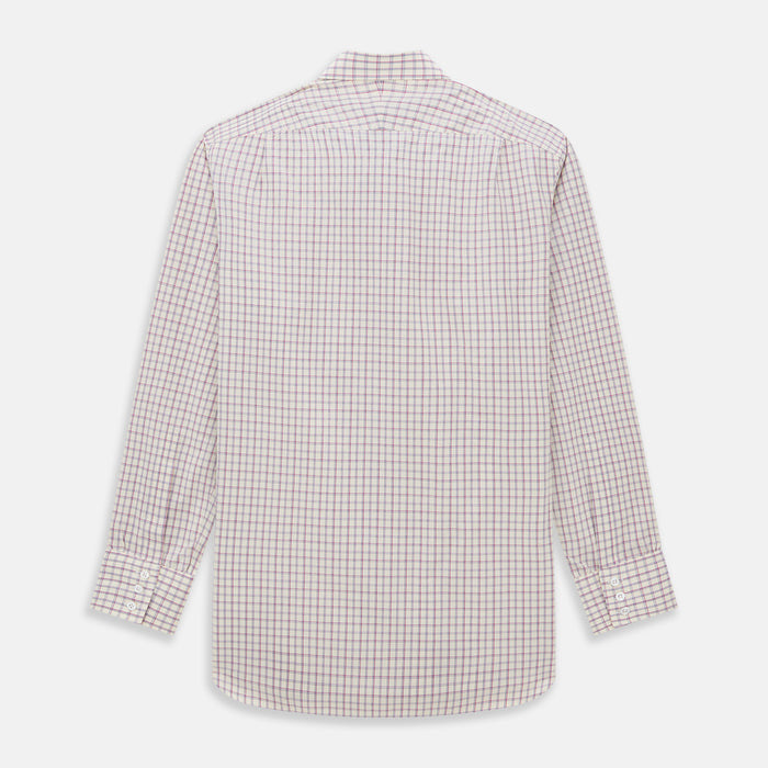 Pink Multi Check Mayfair Shirt Image 4