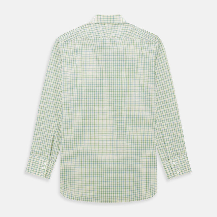 Green Multi Check Mayfair Shirt Image 4