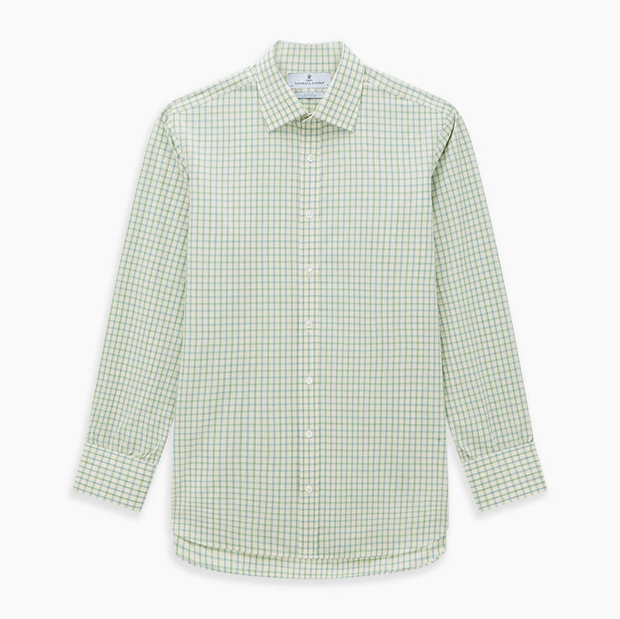 Green Multi Check Mayfair Shirt Image 5
