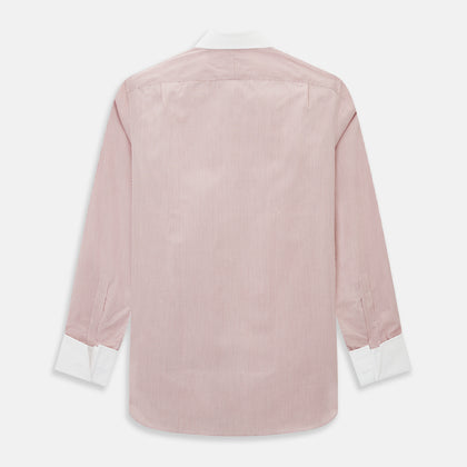 SHIRTS RF NEW WH T&A CLR WHITE/DARK RED CHECK Image 2