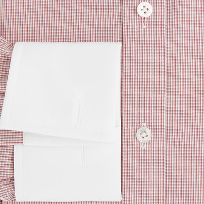 SHIRTS RF NEW WH T&A CLR WHITE/DARK RED CHECK Image 3