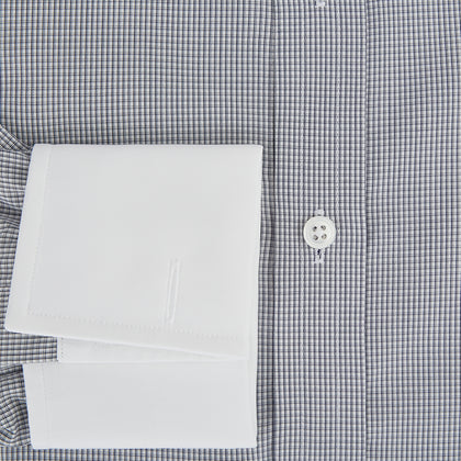 SHIRTS RF NEW WH T&A CLR WHITE DC NAVY BLUE CHK Image 3