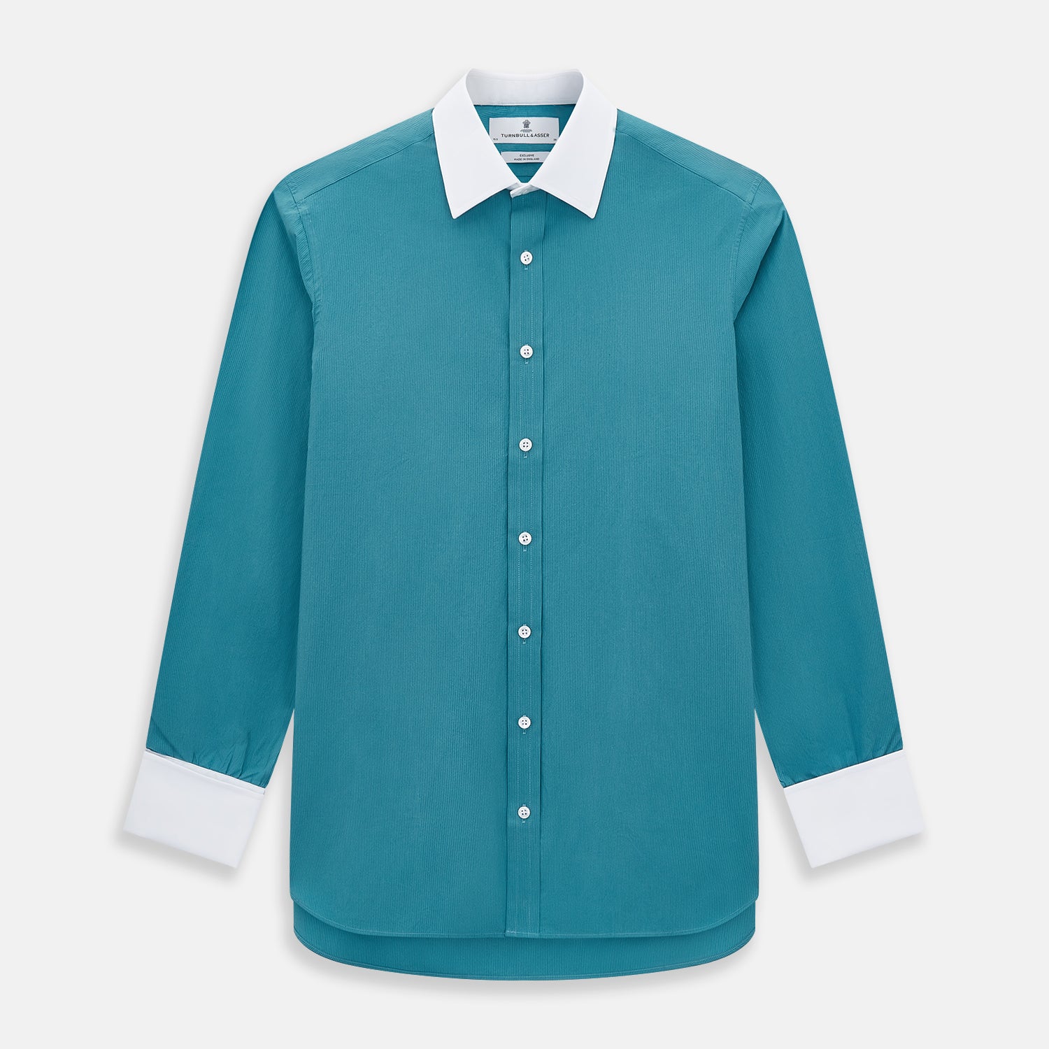 Image 1 of product Turquoise Pinstripe Mayfair Shirt 19