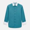 View 1 of product Turquoise Pinstripe Mayfair Shirt 19