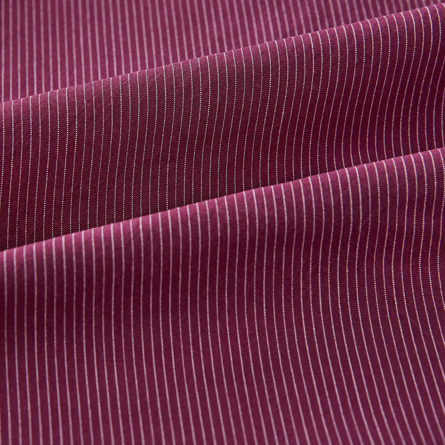 Image 6 of product Wine Pinstripe Shirt With Contrast Collar & Cuffs 19